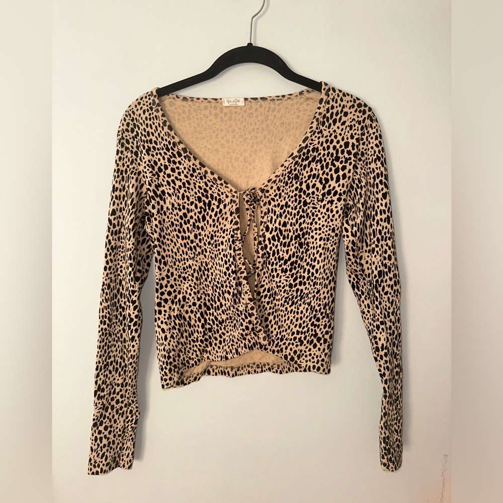 Brandy Melville Cheetah Top